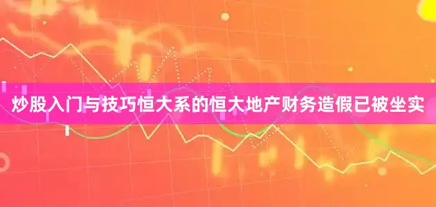 炒股入门与技巧恒大系的恒大地产财务造假已被坐实